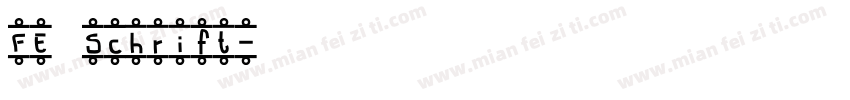 FE Schrift字体转换